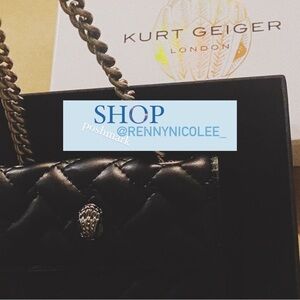 MINI BLACK KURT GEIGER PURSE